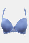 Parfait Padded Wired Full Coverage T-Shirt Bra - Silver Blue — thumbnail 4
