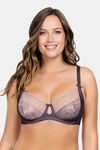 Parfait Lightly Lined Wired Medium Coverage Sag Lift Bra - Plum w Nostalgia Rose — thumbnail 1