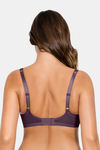 Parfait Lightly Lined Wired Medium Coverage Sag Lift Bra - Plum w Nostalgia Rose — thumbnail 3