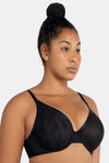 Parfait Lightly Lined Wired Medium Coverage Sag Lift Bra - Black — thumbnail 2