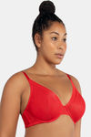 Parfait Lightly Lined Wired Medium Coverage Sag Lift Bra - Cherry — thumbnail 2
