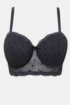 Parfait Padded Wired Full Coverage Strapless Bra - Black — thumbnail 4