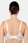 Parfait Padded Wired Full Coverage T-Shirt Bra - Pearl White w Floral Print — thumbnail 3