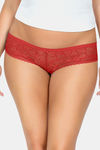 Parfait Mid Rise Hipster Panty - Red — thumbnail 1