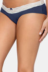 Parfait High Rise Full Coverage Hipster Panty - Navy — thumbnail 3