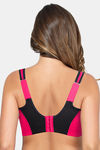 Parfait High Impact No Bounce Sports Bra - Claret Red — thumbnail 2
