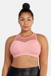 Parfait Non Padded Racerback Sports Bra - Pink Blush — thumbnail 1