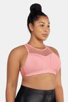 Parfait Non Padded Racerback Sports Bra - Pink Blush — thumbnail 3
