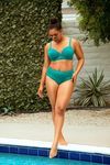 Parfait Brigitte Highwaist Bikini Bottom - Blue — thumbnail 4
