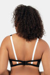 Parfait Lauren Triangle Swim Top - Black — thumbnail 2