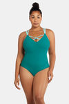 Parfait Lauren One-Piece Swimsuit - Blue — thumbnail 1