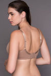 Zivame True Curv No Spill Padded Wired 3/4th Coverage T-Shirt Bra-Brown — thumbnail 3