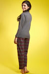Zivame Cute Animal Print Pure Cotton Top And Pyjama Set — thumbnail 2