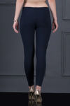 Zivame Contour Chic Lightweight Ponte Leggings-Navy — thumbnail 3