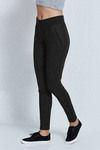Zivame Contour Chic True Fit Printed Ponte Leggings-Black — thumbnail 2