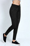 Zivame Contour Chic True Fit Printed Ponte Leggings-Black — thumbnail 3