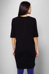 Zivame Made For Moms Pleated Front Maternity And Nursing Dress-Black — thumbnail 3