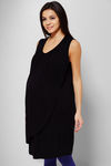 Zivame Made For Moms Sleeveless Maternity And Nursing Dress-Black — thumbnail 6