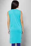 Zivame Made For Moms Sleeveless Maternity And Nursing Dress-Blue — thumbnail 3