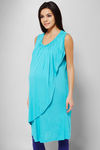 Zivame Made For Moms Sleeveless Maternity And Nursing Dress-Blue — thumbnail 6