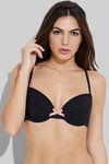 Zivame Dotted Jacquard Padded Wired Medium Coverage Bra — thumbnail 1
