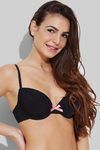 Zivame Dotted Jacquard Padded Wired Medium Coverage Bra — thumbnail 4