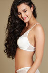 Zivame Bridal Padded Non Wired Full Coverage Bra-White — thumbnail 2