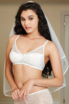 Zivame Bridal Padded Non Wired Full Coverage Bra-White — thumbnail 4
