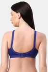 Planetinner Non Padded Crossfit Full Coverage T-Shirt Bra - Blue — thumbnail 2