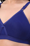 Planetinner Non Padded Crossfit Full Coverage T-Shirt Bra - Blue — thumbnail 6