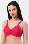 Planetinner Non Padded Crossfit Full Coverage T-Shirt Bra - Dark Pink — thumbnail 3