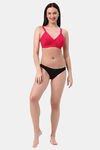 Planetinner Non Padded Crossfit Full Coverage T-Shirt Bra - Dark Pink — thumbnail 7