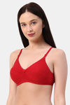 PLANETinner Non Padded Non Wired Super Support Bra - Maroon — thumbnail 3