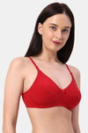 PLANETinner Non Padded Non Wired Super Support Bra - Maroon — thumbnail 4