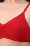 PLANETinner Non Padded Non Wired Super Support Bra - Maroon — thumbnail 5