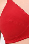 PLANETinner Non Padded Non Wired Super Support Bra - Maroon — thumbnail 6