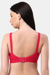 Planetinner Non Padded Non Wired Everday Wear Full Coverage Bra - Dark Pink — thumbnail 2