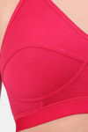 Planetinner Non Padded Non Wired Everday Wear Full Coverage Bra - Dark Pink — thumbnail 6