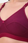 Planetinner Non Padded Non Wired Everday Wear Full Coverage Bra - Purple — thumbnail 5