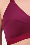 Planetinner Non Padded Non Wired Everday Wear Full Coverage Bra - Purple — thumbnail 6
