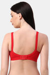 Planetinner Non Padded Non Wired Everday Wear Full Coverage Bra - Red — thumbnail 2
