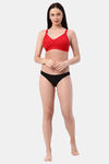 Planetinner Non Padded Non Wired Everday Wear Full Coverage Bra - Red — thumbnail 7