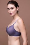 Zivame Glitter Straps Radiance Smooth Padded Wired T-Shirt Bra- Violet — thumbnail 2