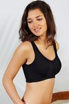 Zivame Full Coverage At-Home Slip On Bra- Black — thumbnail 4