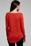 Zivame Aire Slim Fit Breathable Viscose Top-Red — thumbnail 2