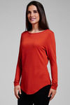 Zivame Aire Slim Fit Breathable Viscose Top-Red — thumbnail 4