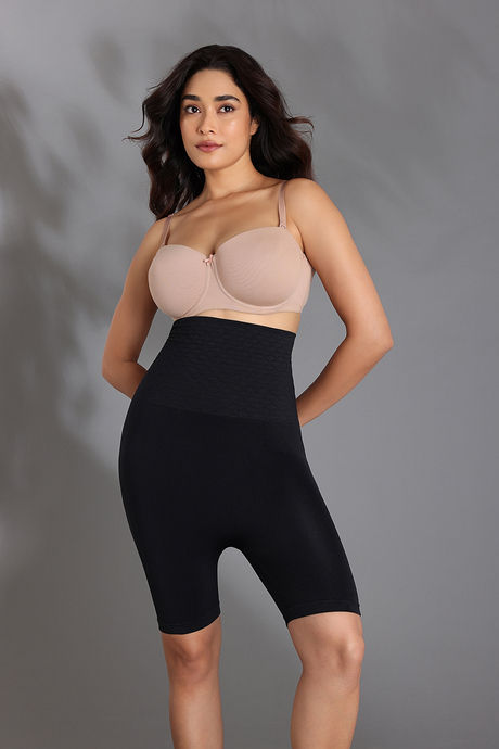 Zivame All day Highwaist Thigh Shaper - Black — image 3