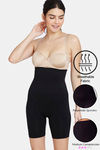 Zivame All day Highwaist Thigh Shaper - Black — thumbnail 3