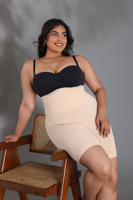 Zivame All day Highwaist Thigh Shaper - Skin — image 11