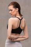 Puma Medium Impact Wirefree Sports Bra- Black — thumbnail 2